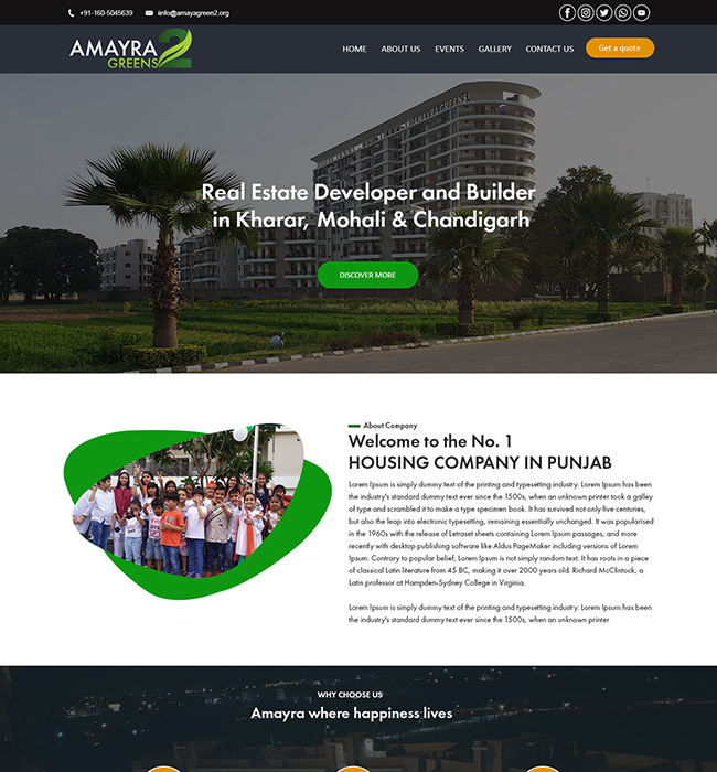 Amayra Greens Design